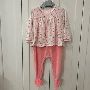 Petit Bateau long sleeved footie